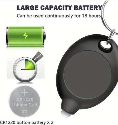 Mini Green Torch Flash - Light Lightweight Keyring Premium Keychain Gift UK