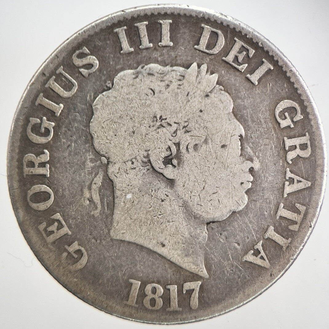 1817 George III 3rd Half - Crown Silver Coin | Collectable Grade