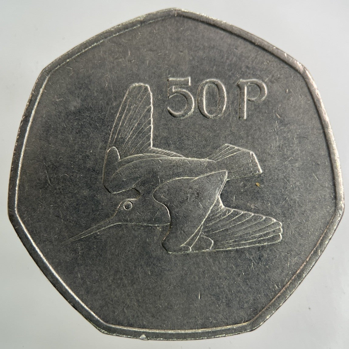 1988 Irish Ireland 50p Fifty Pence Coin | Fine Collectable Grade
