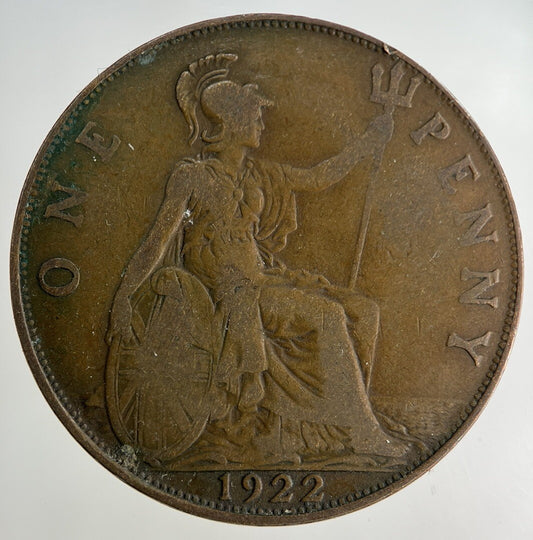1922 George V One Penny Coin | Collectable Grade