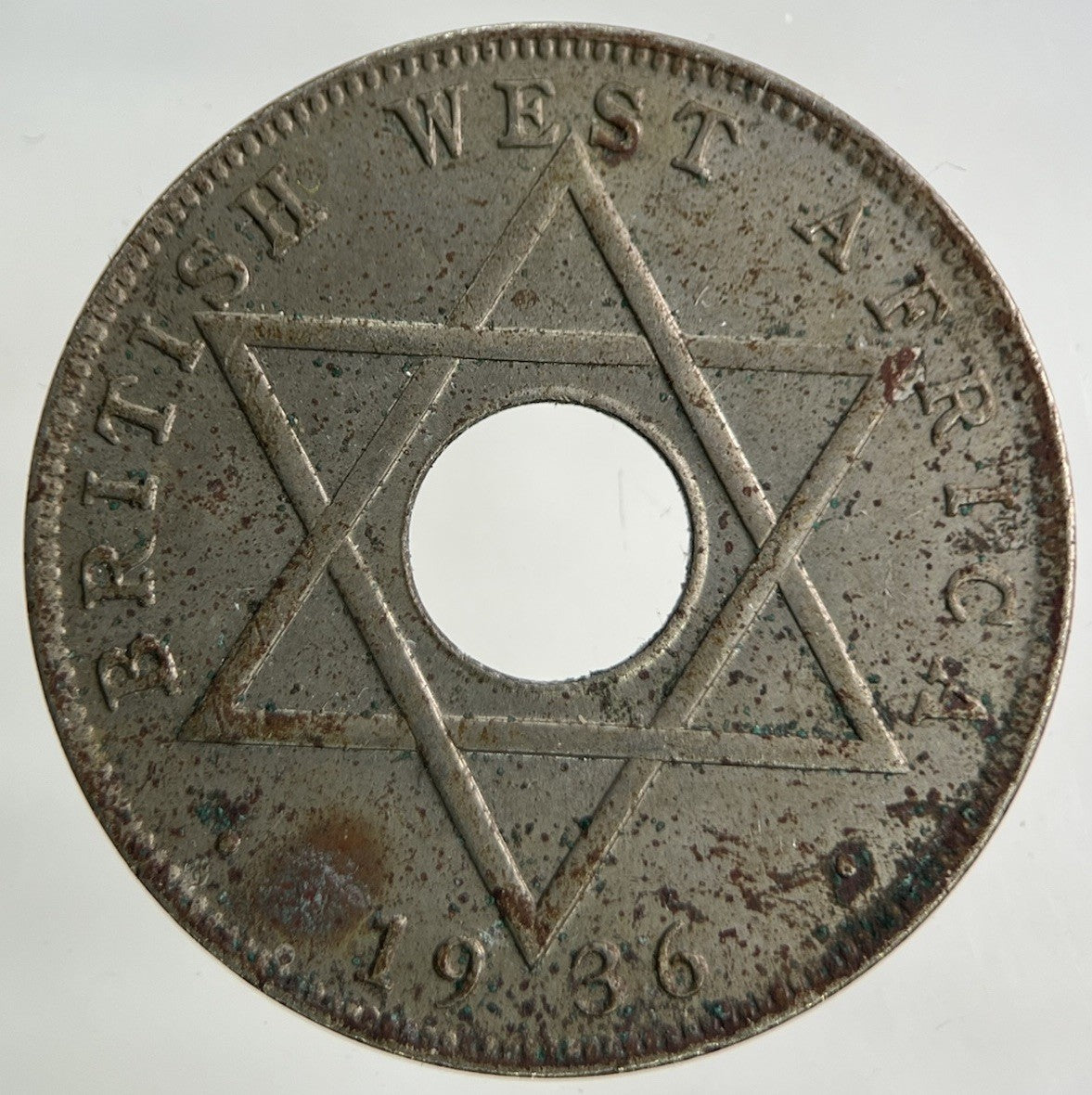 1936 West Africa Half - Penny Coin | Very High Grade
