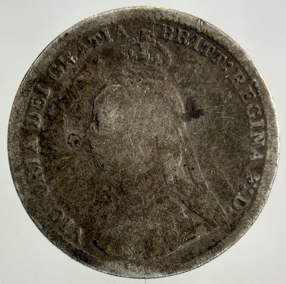 1891 Victoria Threepence Silver Coin | Collectable Grade