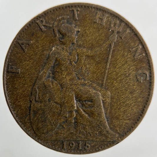 1915 George V Farthing Coin | Collectable Grade