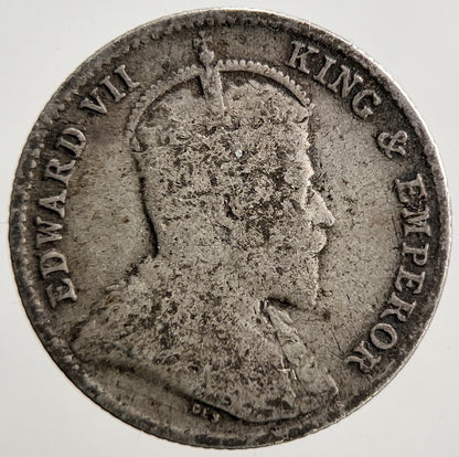 1908 Ceylon 10 Cents Silver Coin | Collectable Grade | a3679