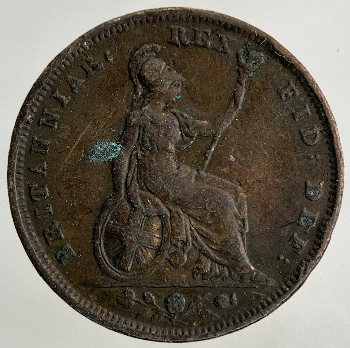 1828 George IV Farthing Coin | Fine Collectable Grade