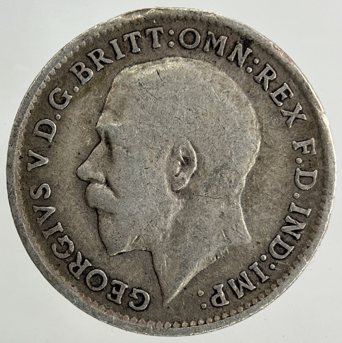 1918 George V Threepence Silver Coin | Collectable Grade