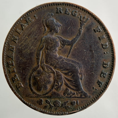 1858 Victoria Farthing Coin | Collectable Grade