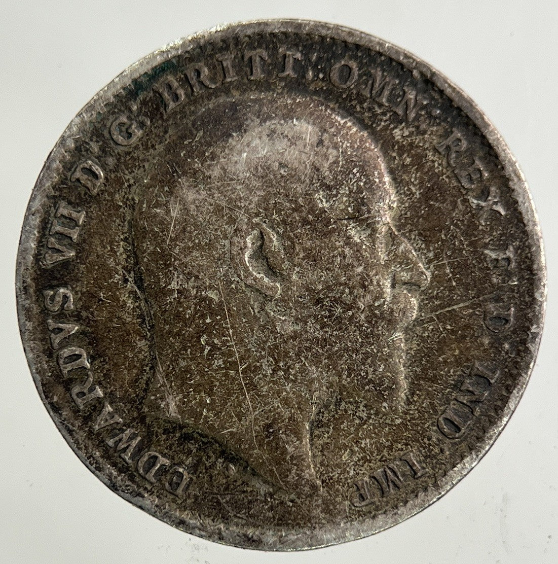 1908 Edward VII Threepence Silver Coin | Fine Collectable Grade