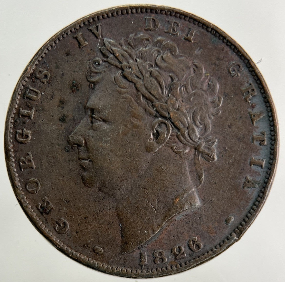 1826 George IV Farthing Coin | Very High Grade