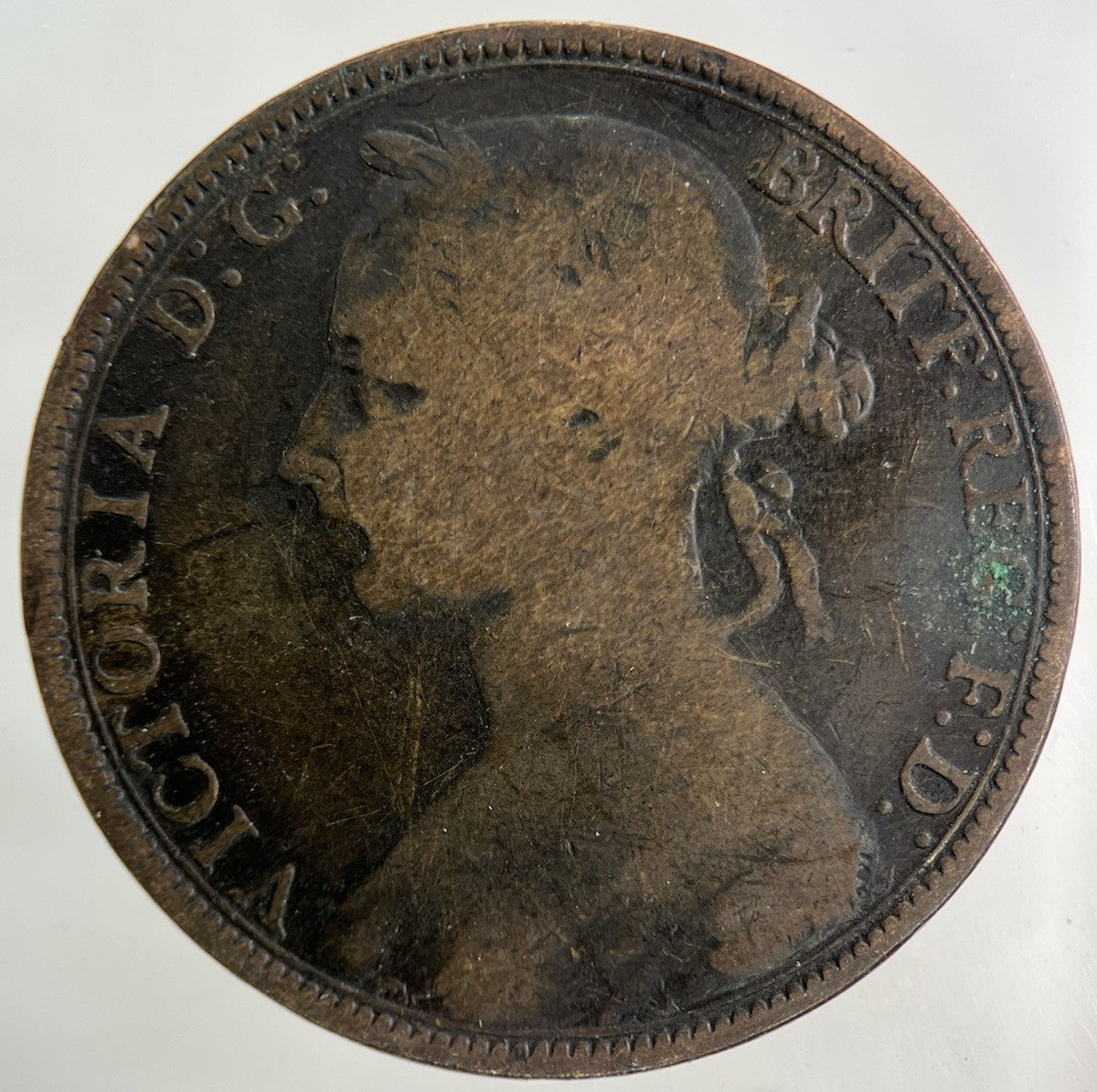 1891 Victoria One Penny Coin | Collectable Grade