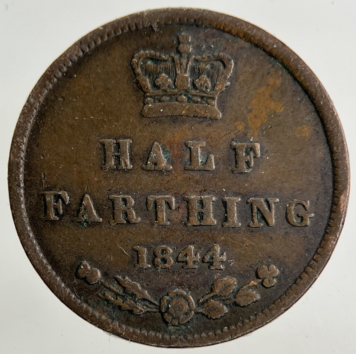 1844 Victoria Half - Farthing Coin | Fine Collectable Grade