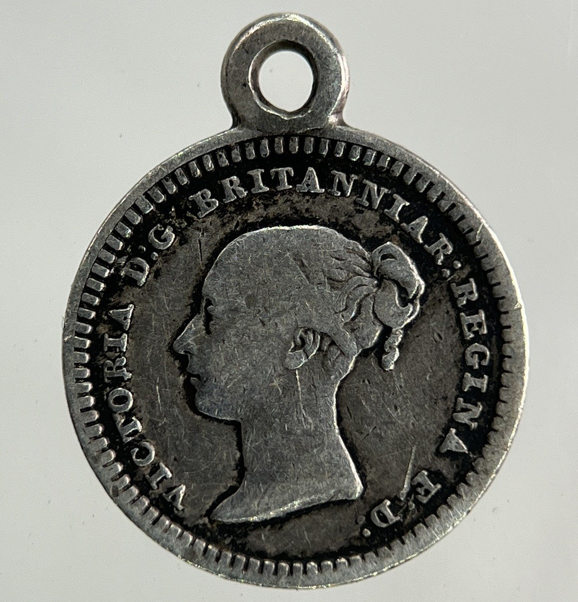 1862 Victoria Three - Half - Pence 1 1/2 Silver Coin | Fine Collectable Grade
