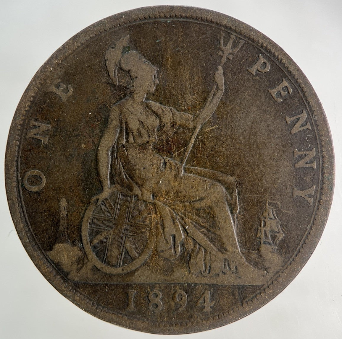 1894 Victoria One Penny Coin | Collectable Grade