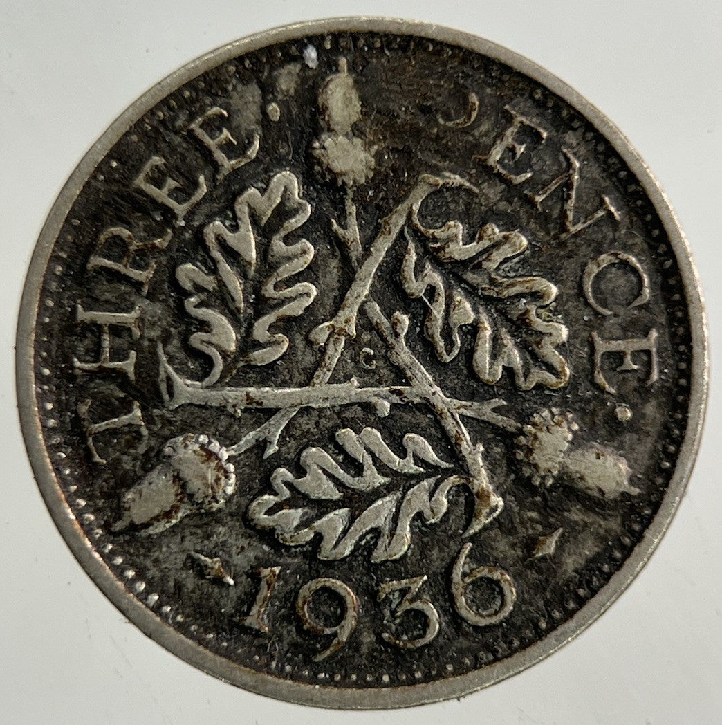 1936 George V Threepence Silver Coin | Collectable Grade