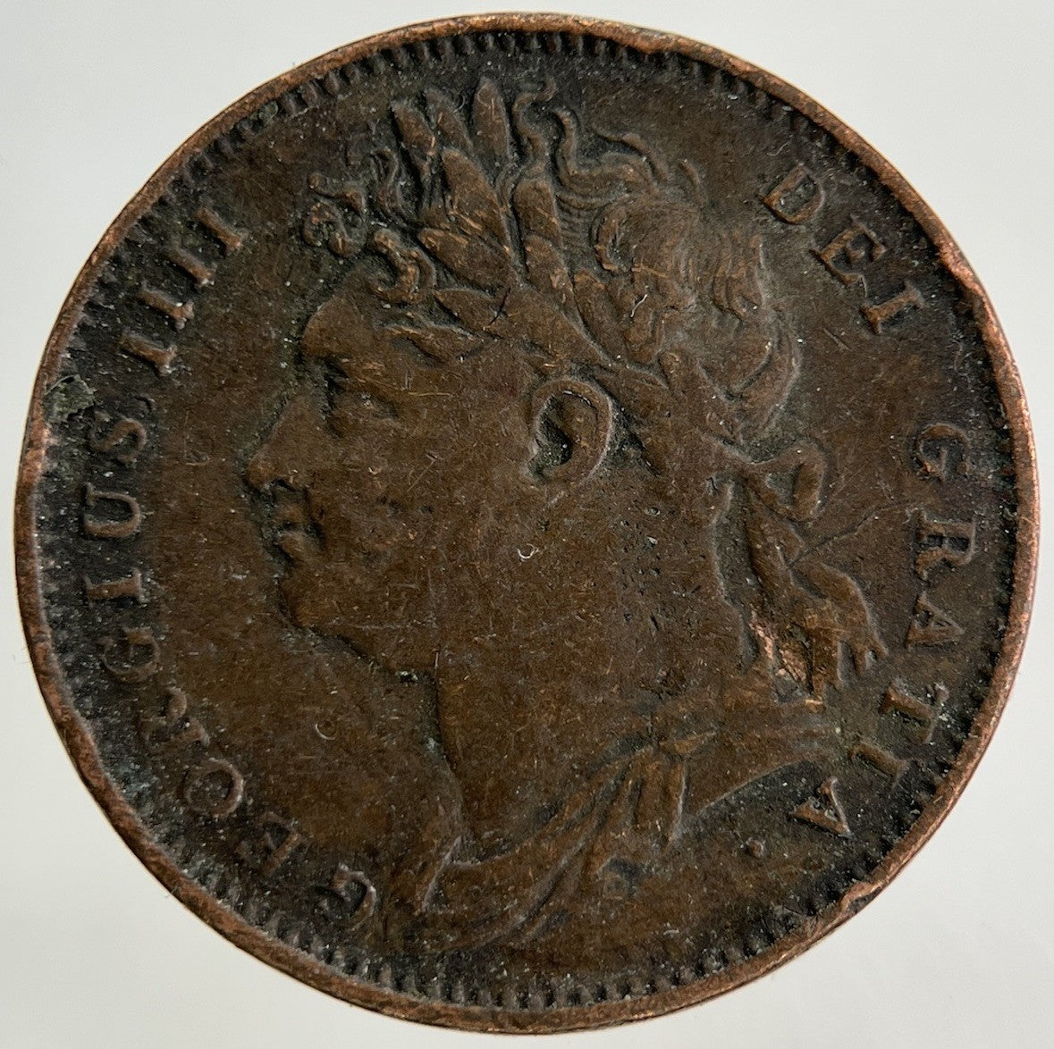 1823 George IV Farthing Coin | Fine Collectable Grade