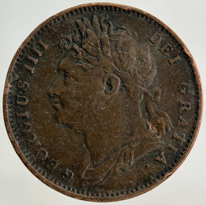 1823 George IV Farthing Coin | Fine Collectable Grade