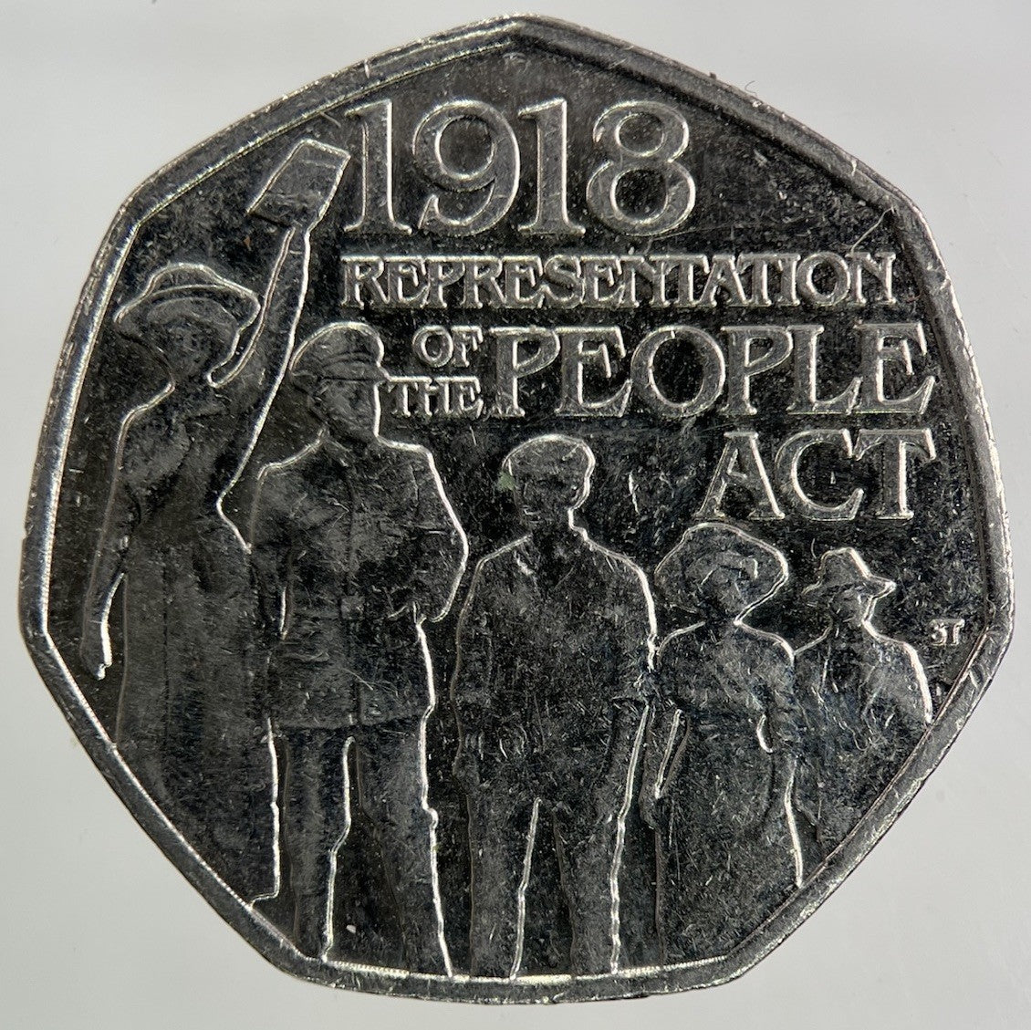 2018 Representation Of The People Act 50p Fifty - Pence Coin | Collectable Grade
