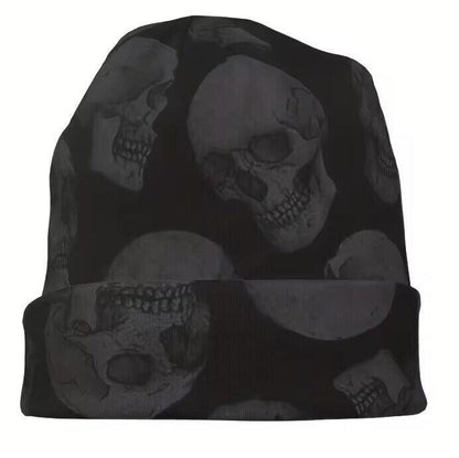 Mens Black Slouch Beanie Hat Vintage Thin Cool Summer Skull Cap UK