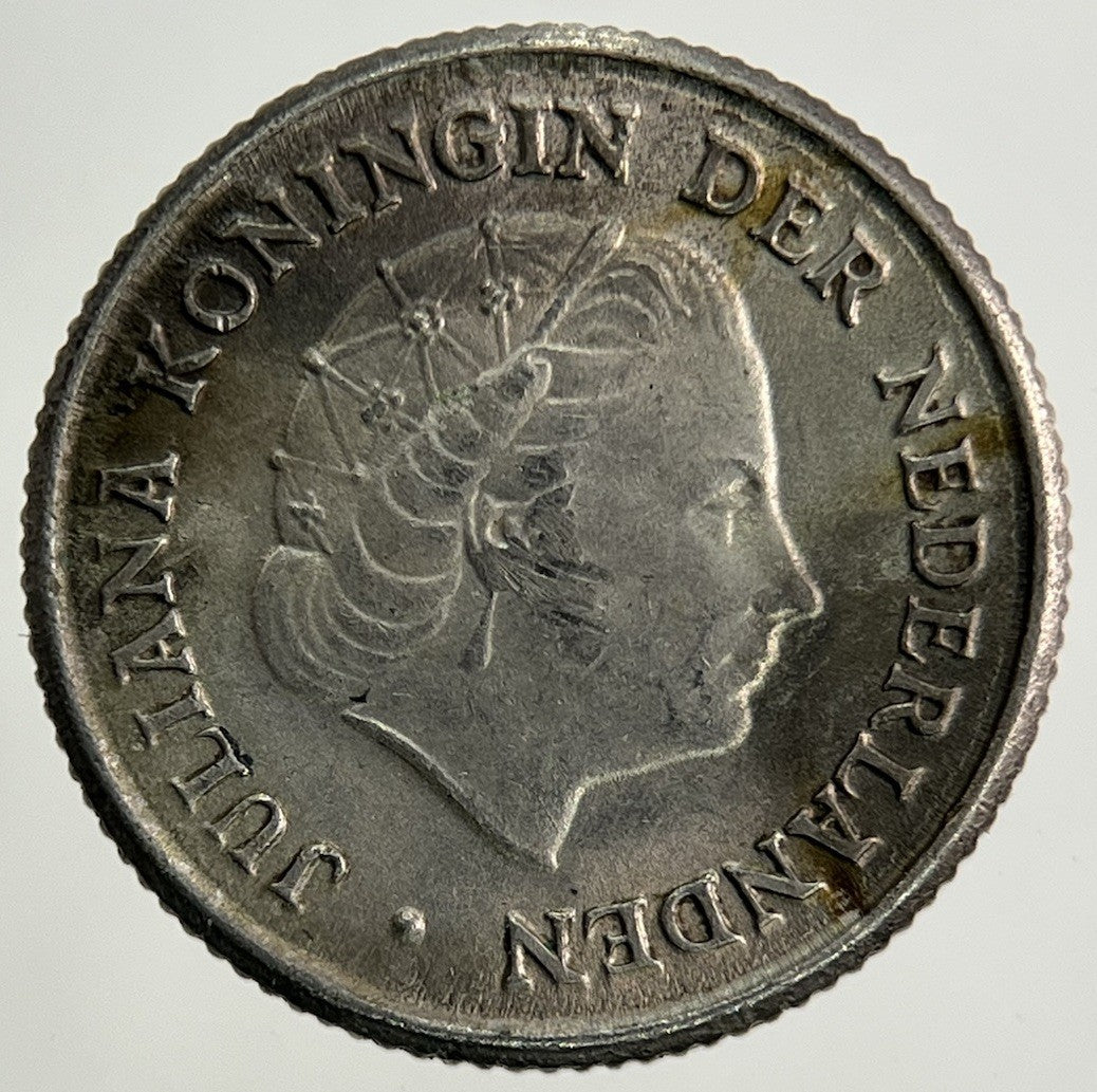 1951 Netherlands 10 Cents Coin | Fine Collectable Grade