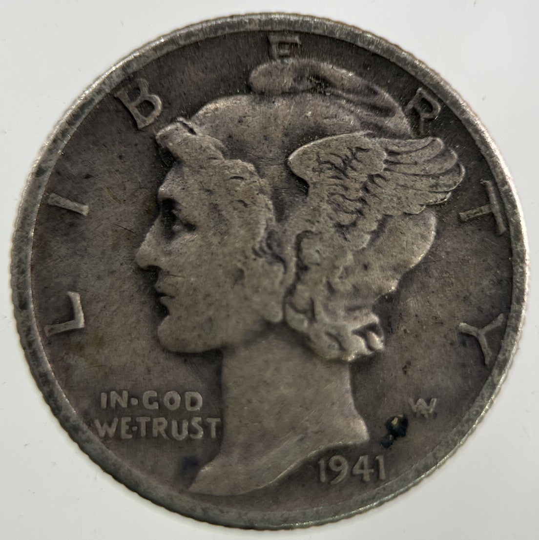 1941 US USA Mercury Dime Silver Coin | Fine Collectable Grade