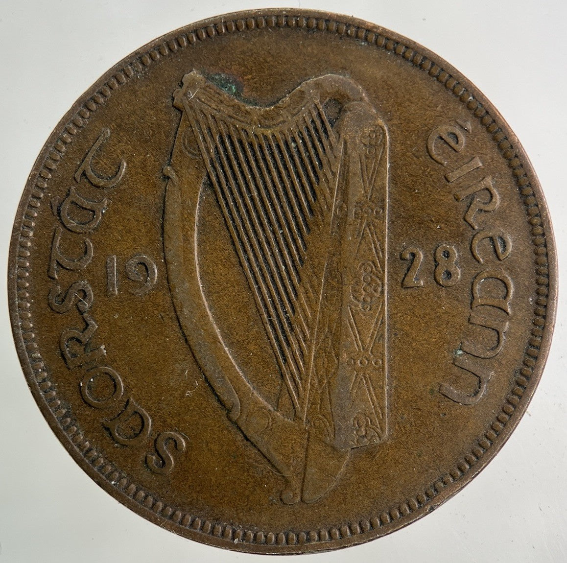 1928 Irish Ireland One Penny Coin | Collectable Grade