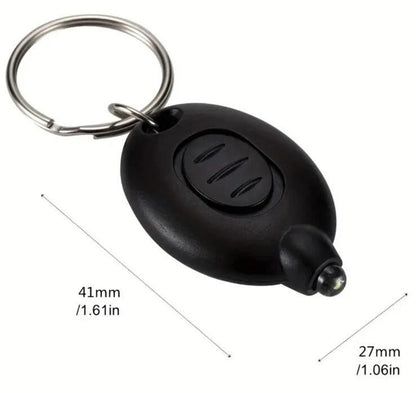 Mini Green Torch Flash - Light Lightweight Keyring Premium Keychain Gift UK