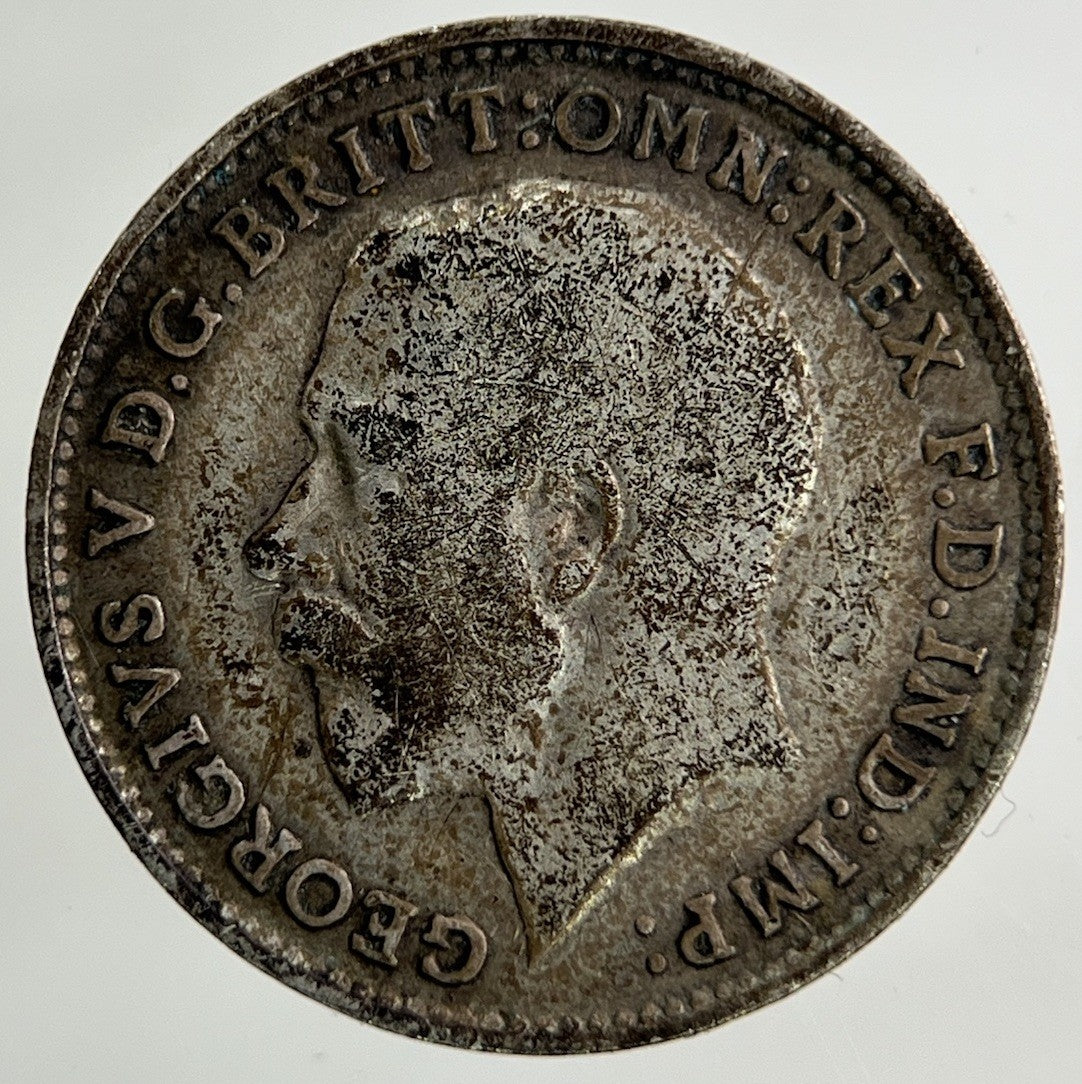 1916 George V Threepence Silver Coin | Fine Collectable Grade