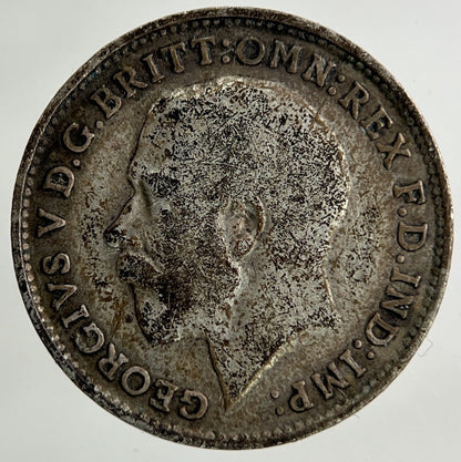 1916 George V Threepence Silver Coin | Fine Collectable Grade