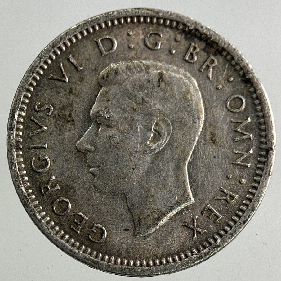 1937 George VI Threepence Silver Coin | Fine Collectable Grade