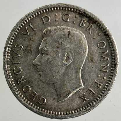 1937 George VI Threepence Silver Coin | Fine Collectable Grade