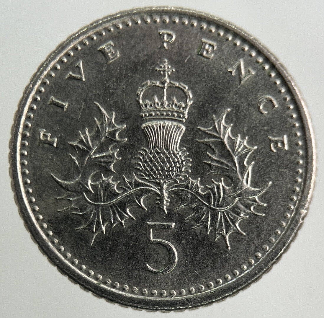 1990 Elizabeth II 2nd 5p Five - Pence Coin | Fine Collectable Grade
