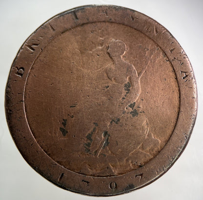 1797 George III 3rd Cartwheel One Penny Coin | Collectable Grade