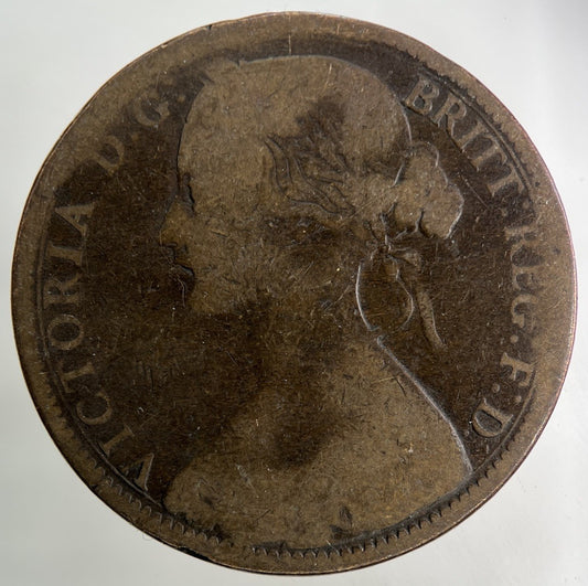 1864 Victoria One Penny Coin | Collectable Grade