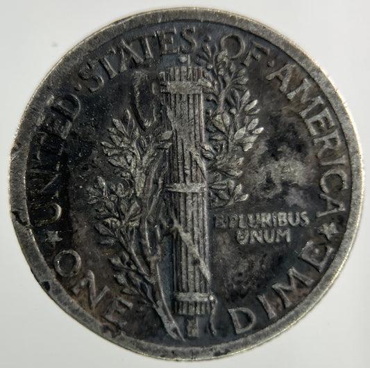 1917 US USA Mercury Dime Silver Coin | Fine Collectable Grade