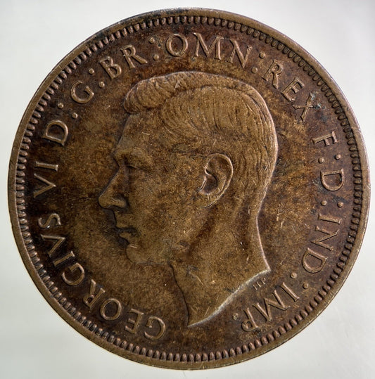 1940 George VI Penny Coin | Very High Grade