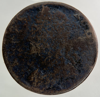 British George II 2nd Half - Penny Coin | Worn Grade