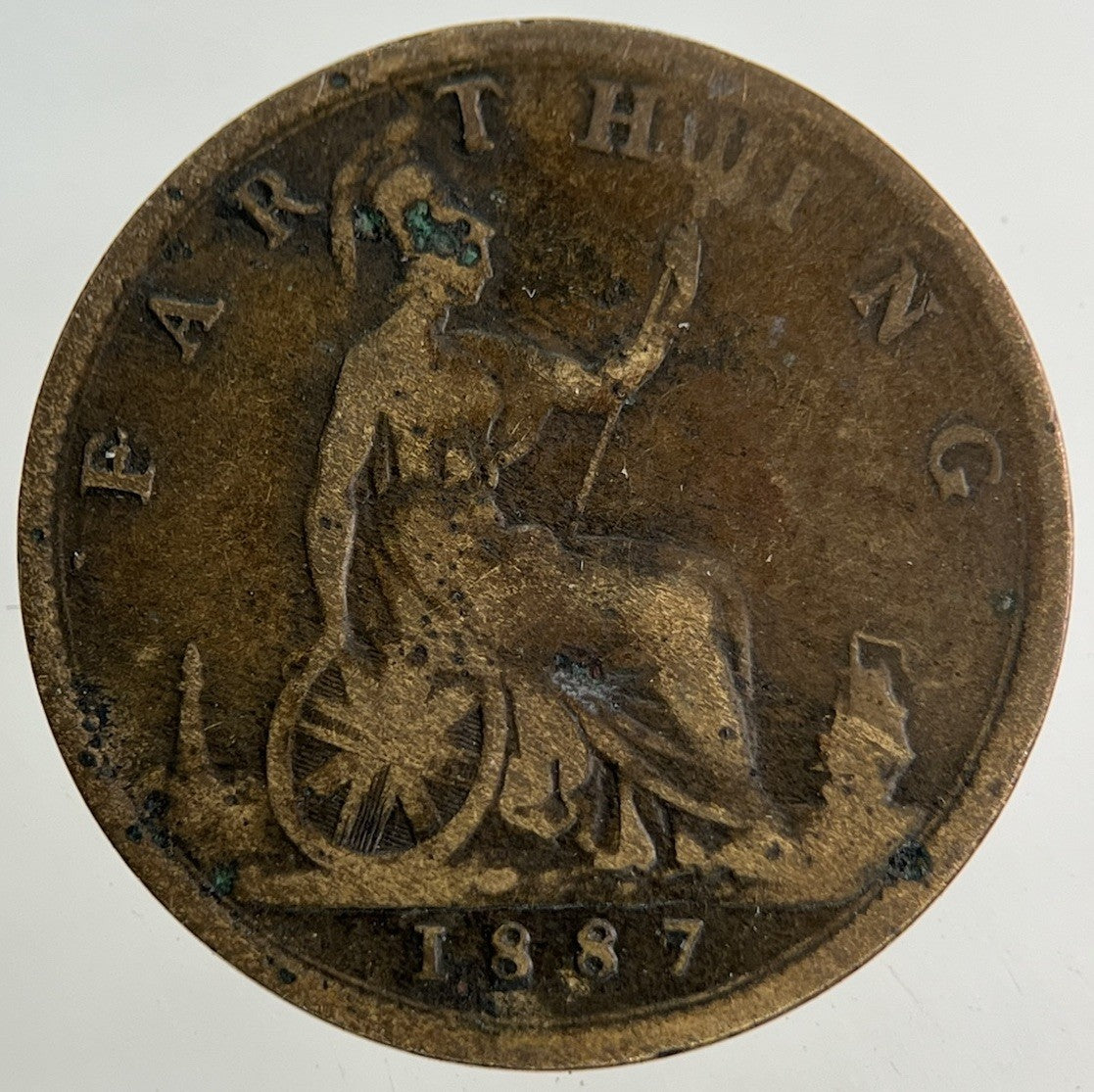 1887 Victoria Farthing Coin | Collectable Grade
