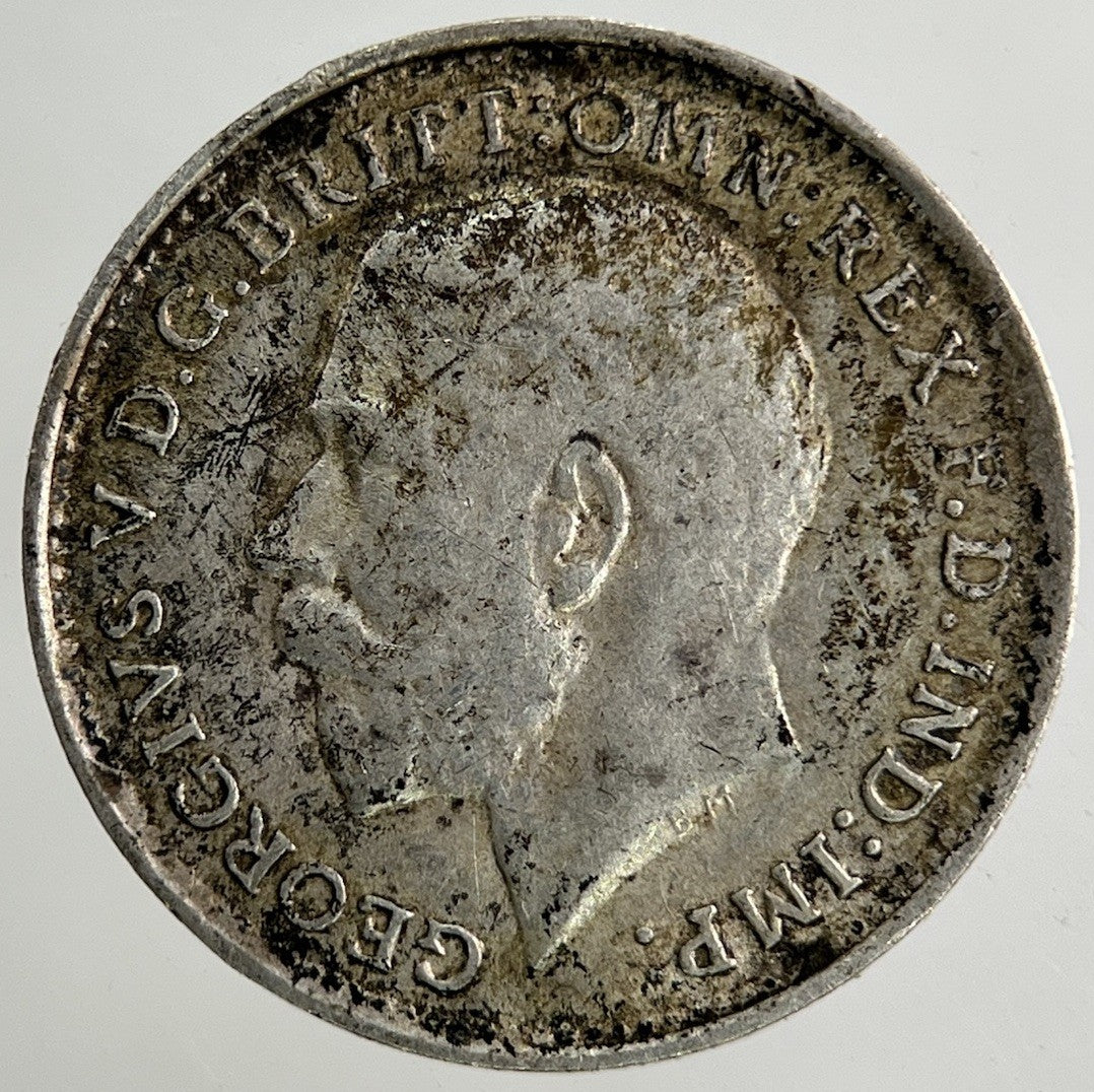 1917 George V Threepence Silver Coin | Fine Collectable Grade