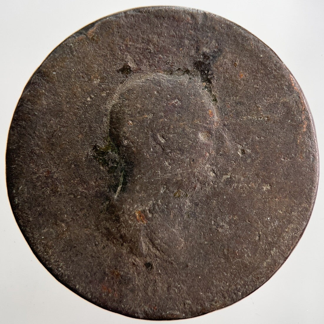 1806 George 3rd III Half - Penny British Coin | Worn Grade