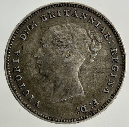 1881 Victoria Maundy Four - Pence Silver Coin | Very High Grade