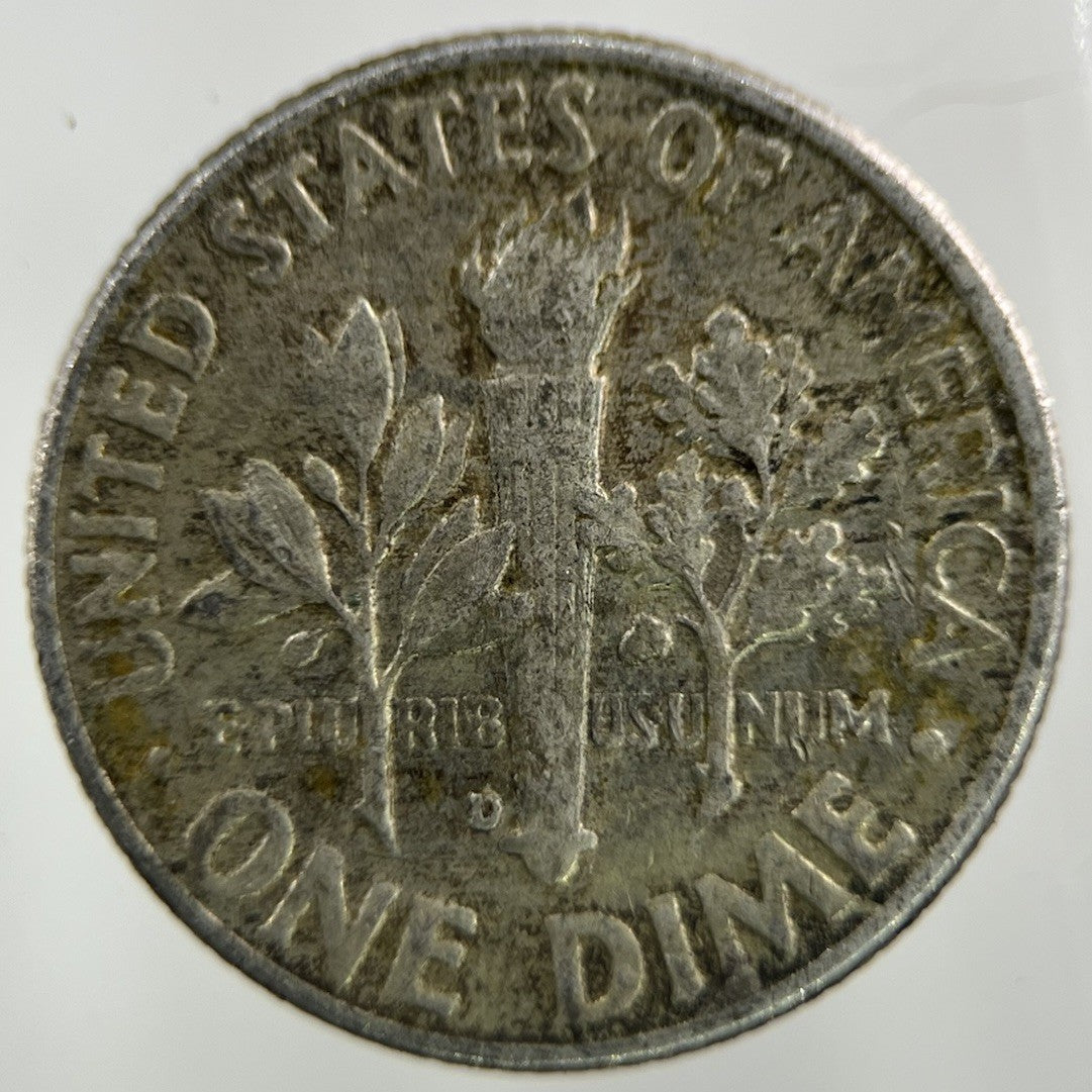 1963 - D US USA Roosevelt Dime Silver Coin | Collectable Grade