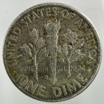 1963 - D US USA Roosevelt Dime Silver Coin | Collectable Grade
