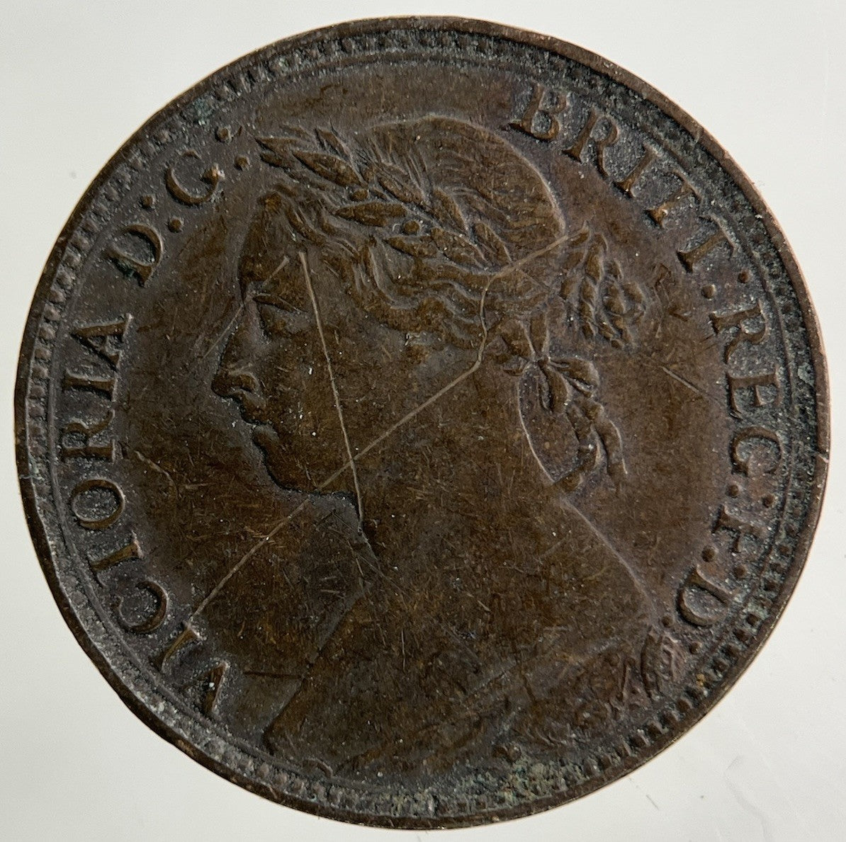 1881 Victoria Farthing Coin | Fine Collectable Grade
