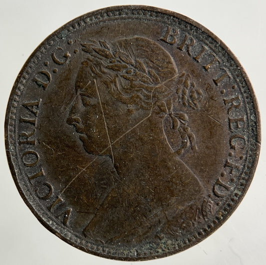 1881 Victoria Farthing Coin | Fine Collectable Grade