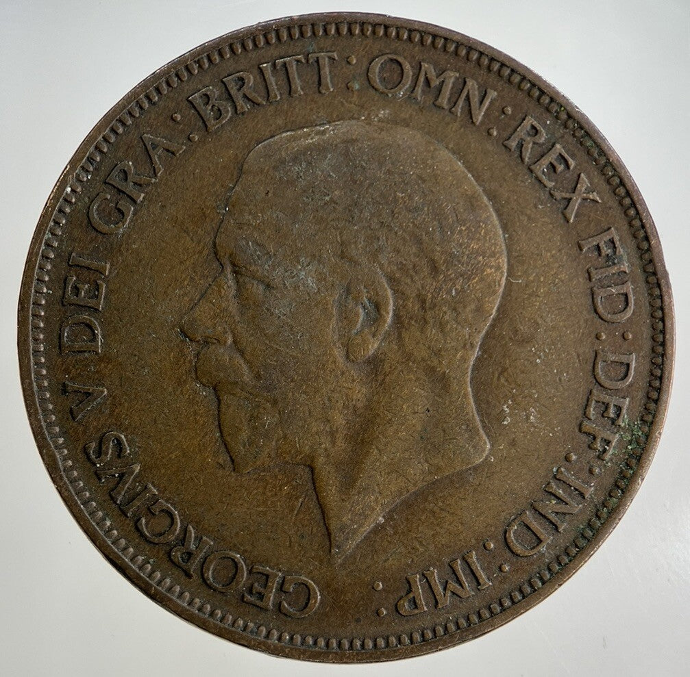 1930 George V One Penny Coin | Collectable Grade