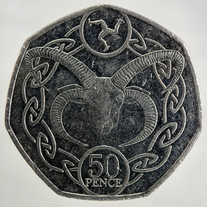2017 Isle Of Man Loaghtan Sheep 50p Fifty - Pence Coin | Collectable Grade