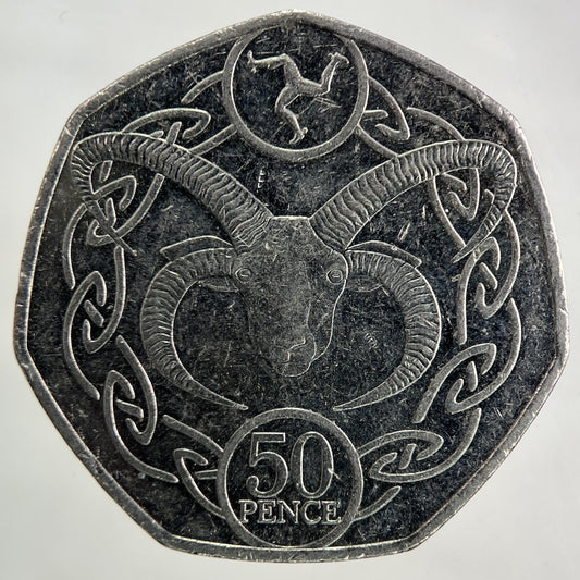2017 Isle Of Man Loaghtan Sheep 50p Fifty - Pence Coin | Collectable Grade