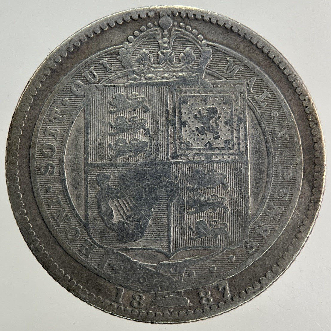 1887 Victoria Shilling Silver Coin | Collectable Grade
