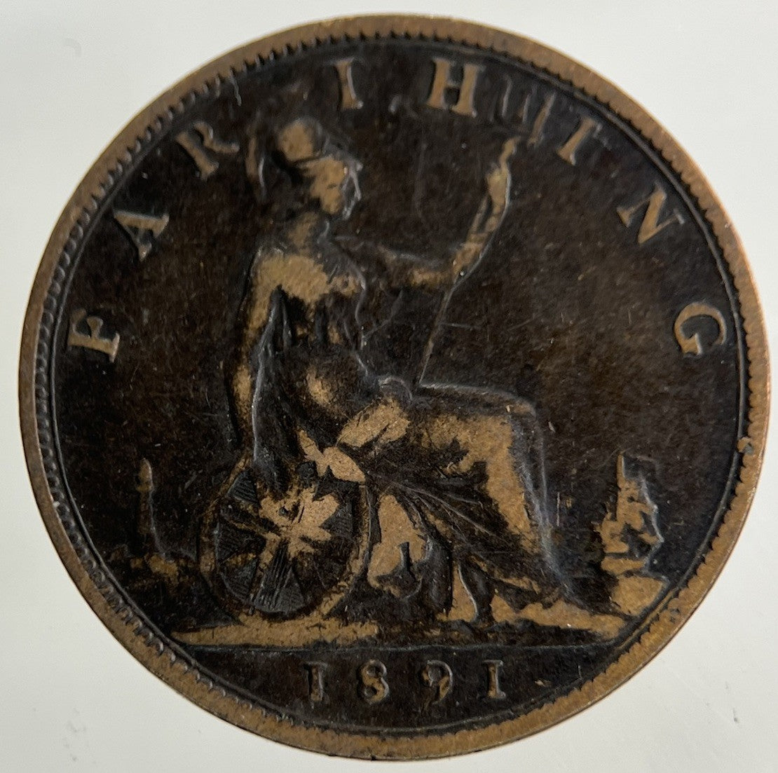 1891 Victoria Farthing Coin | Collectable Grade