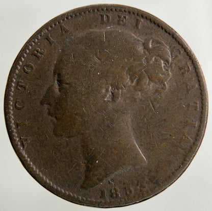 1853 Victoria Farthing Coin | Collectable Grade